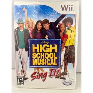 Disney High School Musical Sing It‎ Video Game for Nintendo Wii 2007
